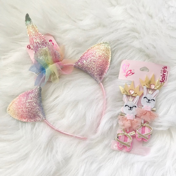 Claire's Other - NWT Girl Accessories Unicorn Headband Ballet Bunny